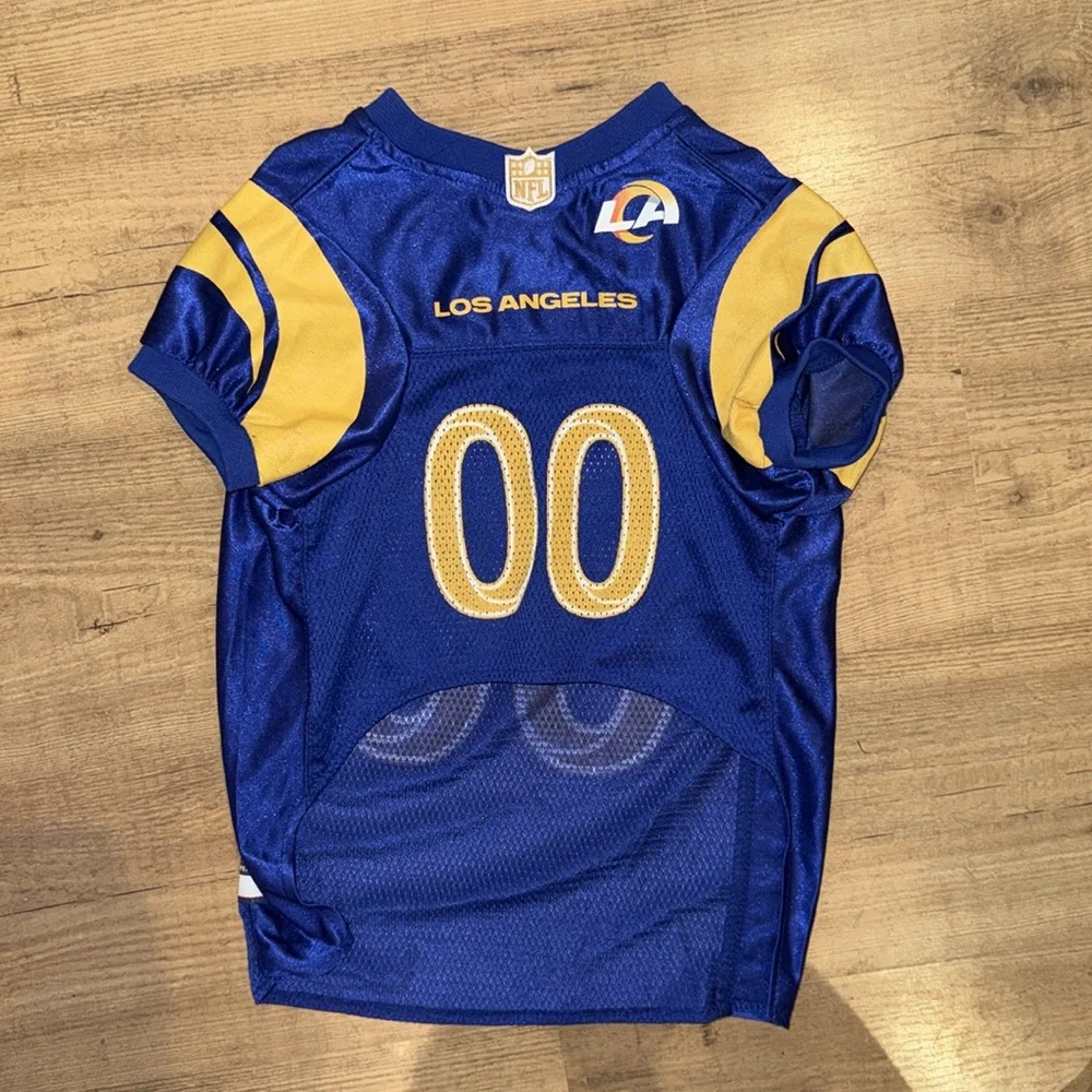 Blue & Gold Dog Jersey - Small Pet Team Shirt